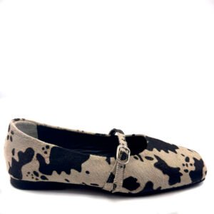 Baleta en cuero tipo vaca Solea