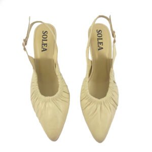 Stiletto Mia en cuero mantequilla Stiletto Mia en cuero mantequilla