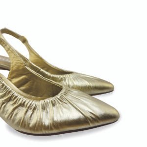 STILETTO EN CUERO DORADO STILETTO EN CUERO DORADO