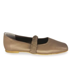 Baleta Adara en Cuero brownie