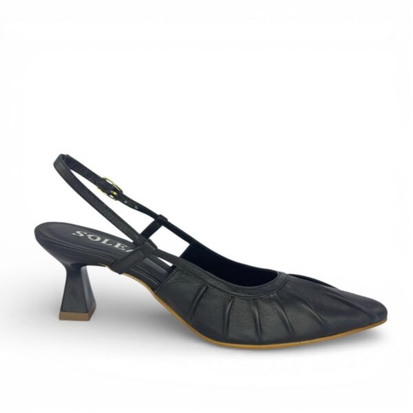 Stileto Antonella cuero negro