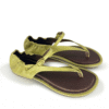 Sandalia Nativa en cuero Verde limón